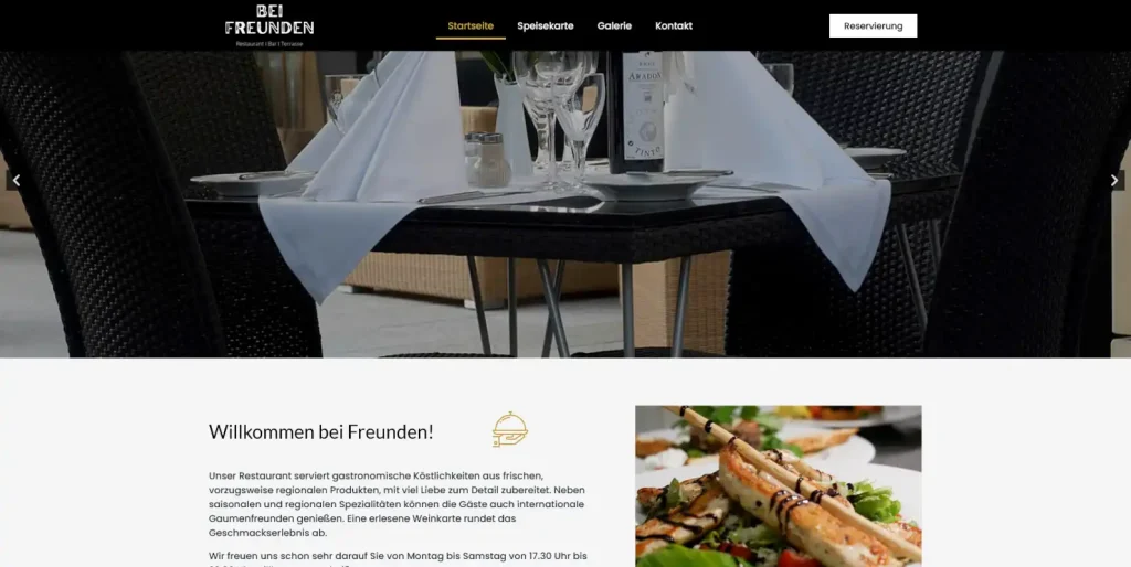 Restaurant bei Freunden