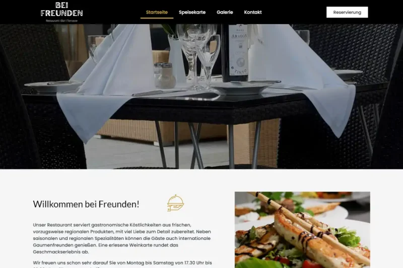 Restaurant bei Freunden