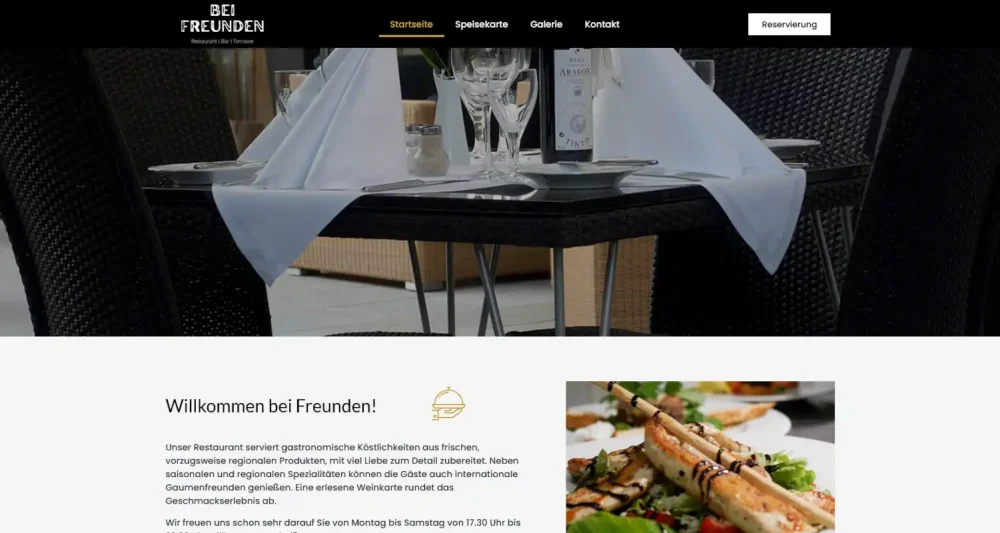 Restaurant bei Freunden